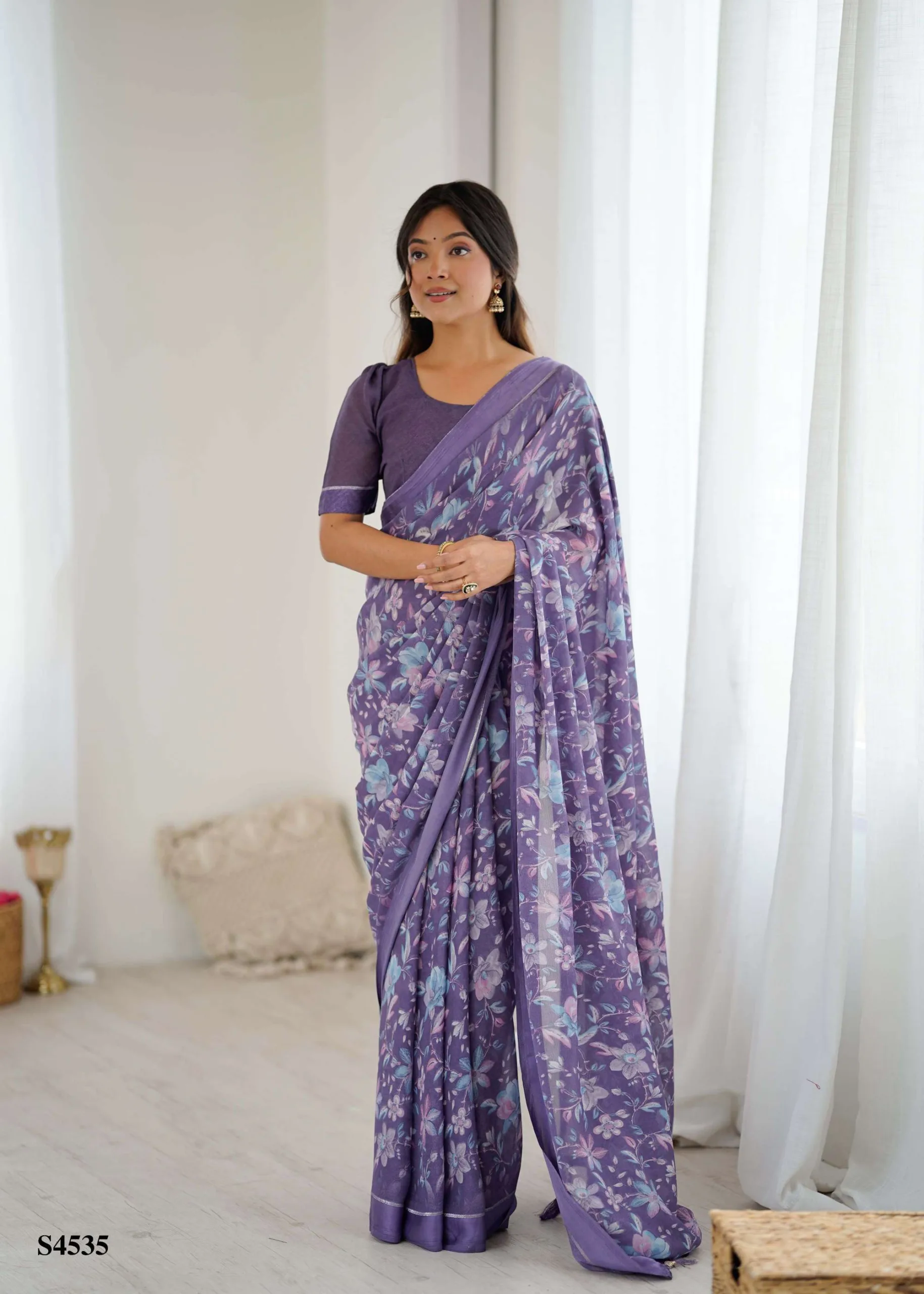 Maryam Party Wear Printed Saree
